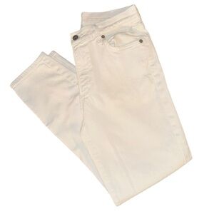 Citizens of Humanity White‎ High Rise Skinny Cropped Jean Sz 30